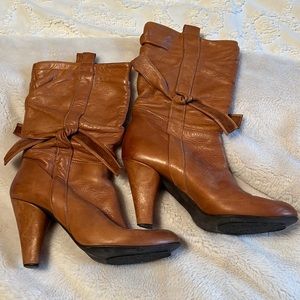 Italian leather vintage boots